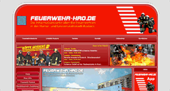 Desktop Screenshot of feuerwehr-hro.de